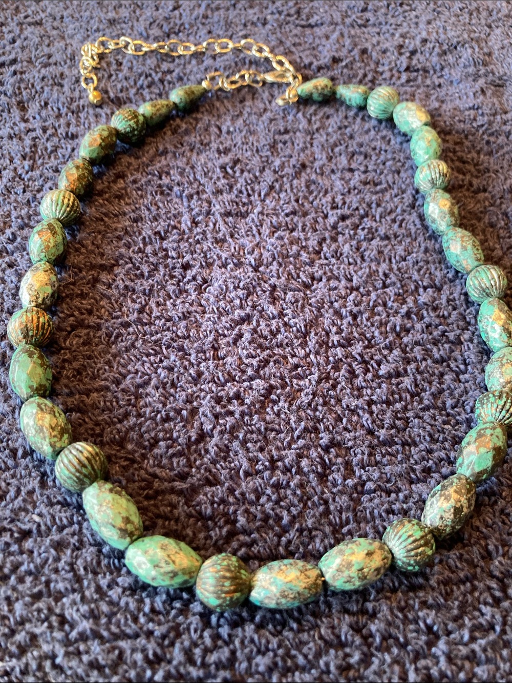 Boho Turquoise-Style Beaded Necklace